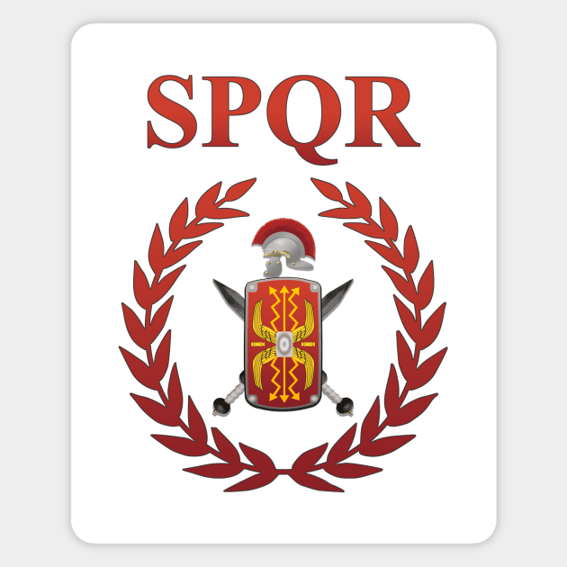 SPQR Roman Legionary Armaments Magnet by AgemaApparel